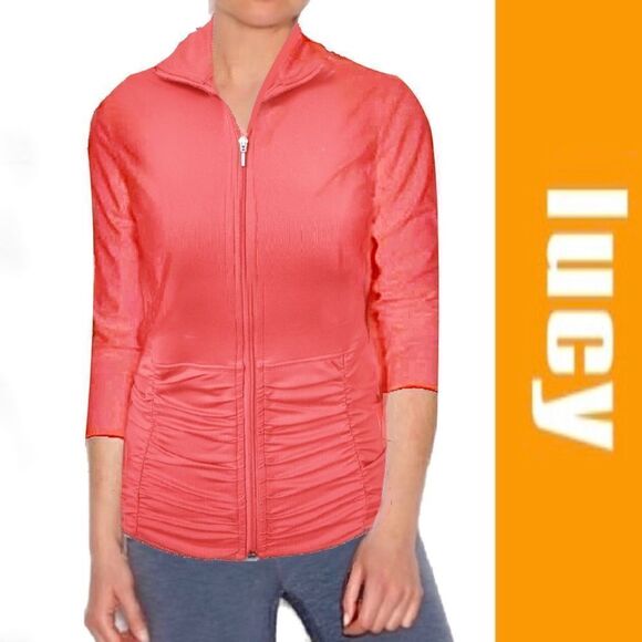 Lucy Fitted 3/4 Sleeve Track Jacket - Picture 1 of 8